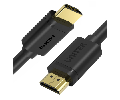 Kabel i złączka UNITEK przewód BASIC HDMI v2.0 Y-C139M gold 3M